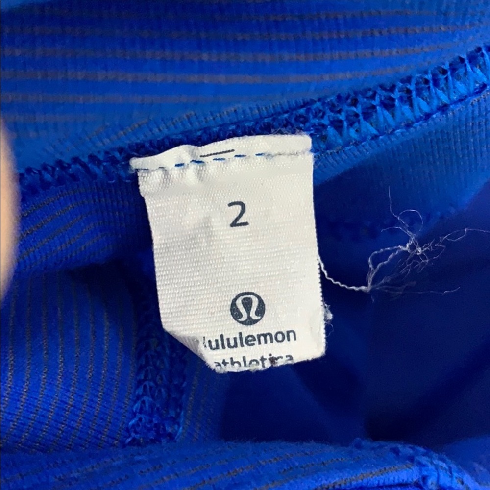 Blue crop leggings - Picture 2 of 3
